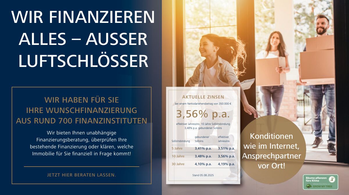 Zinsaushang August