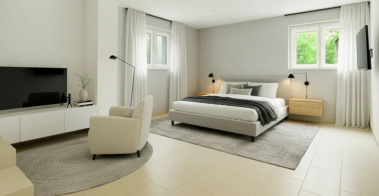 Einrichtungsvorschlag (Staging)