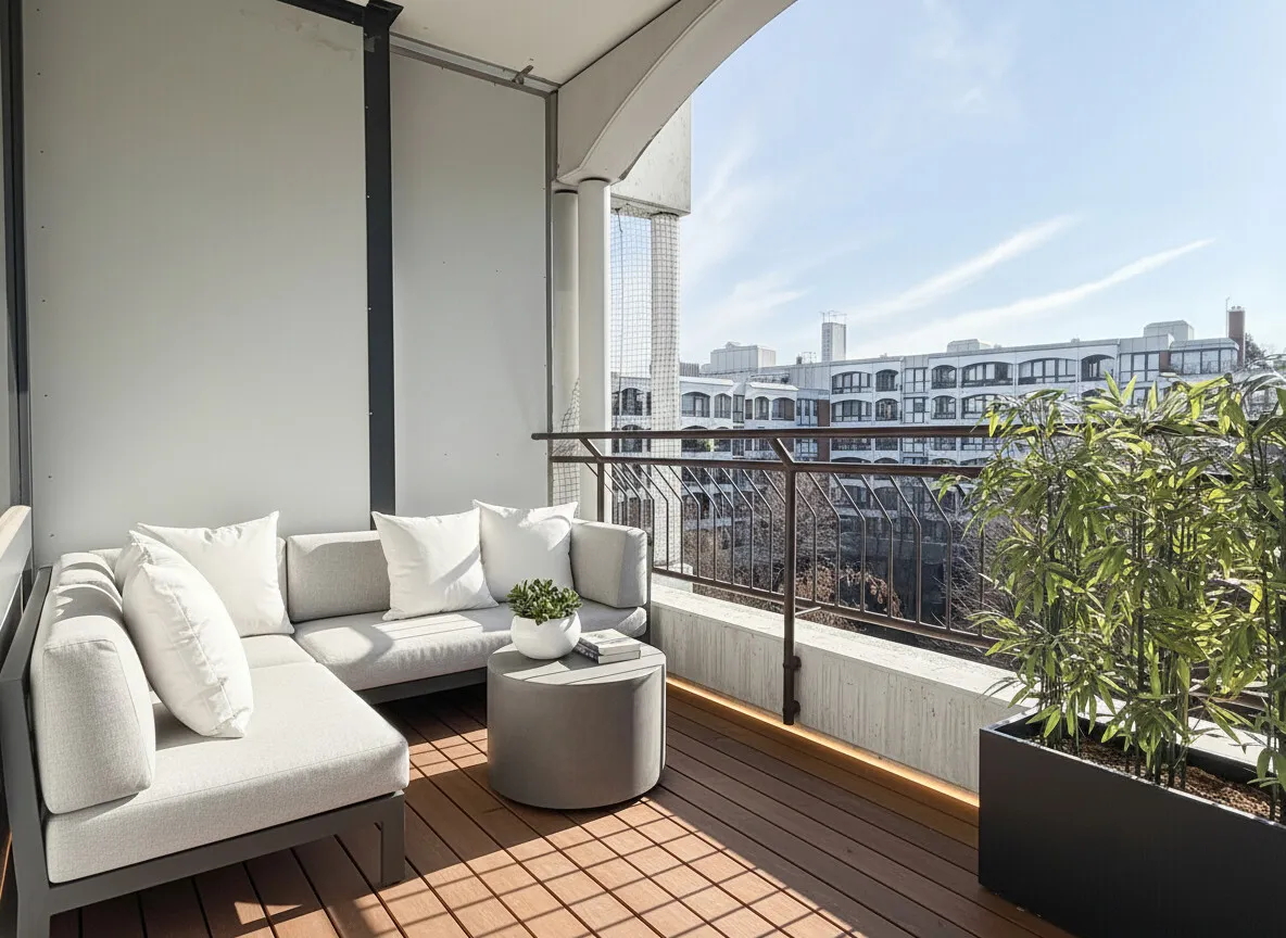 Balkon (Einrichtungsvorschlag)