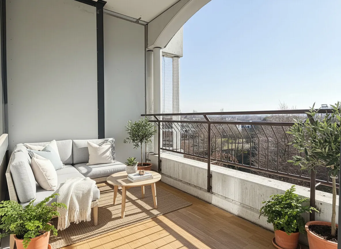 Balkon (Einrichtungsvorschlag)