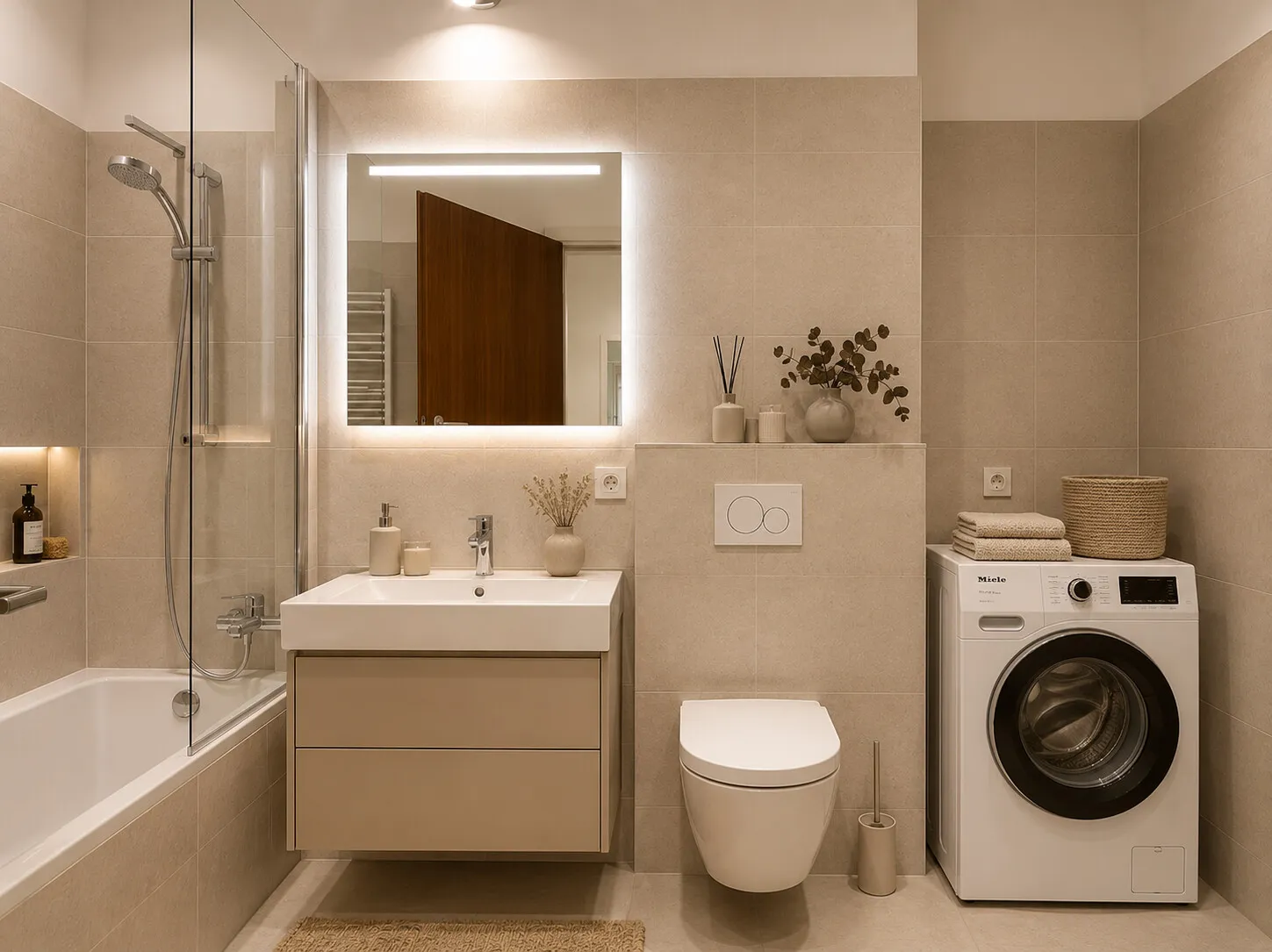 Badezimmer visualisiert