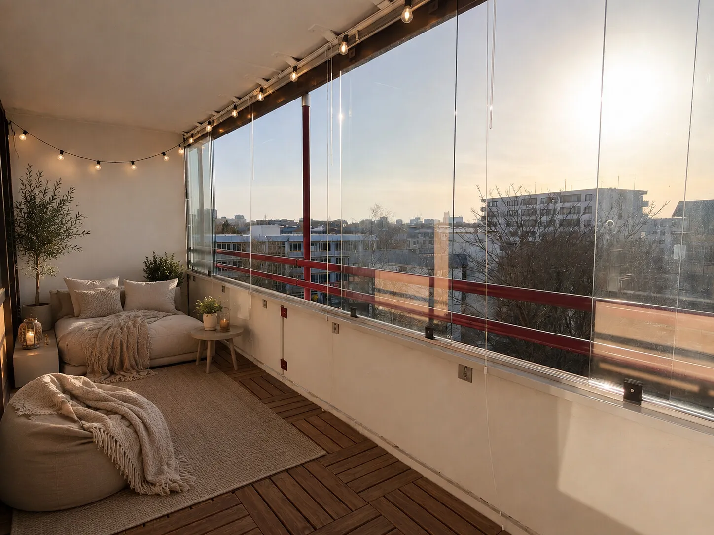 Balkon visualisiert