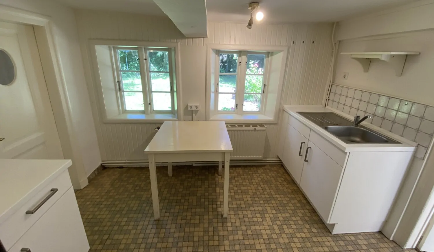 .. mit Sitzgelegenheit