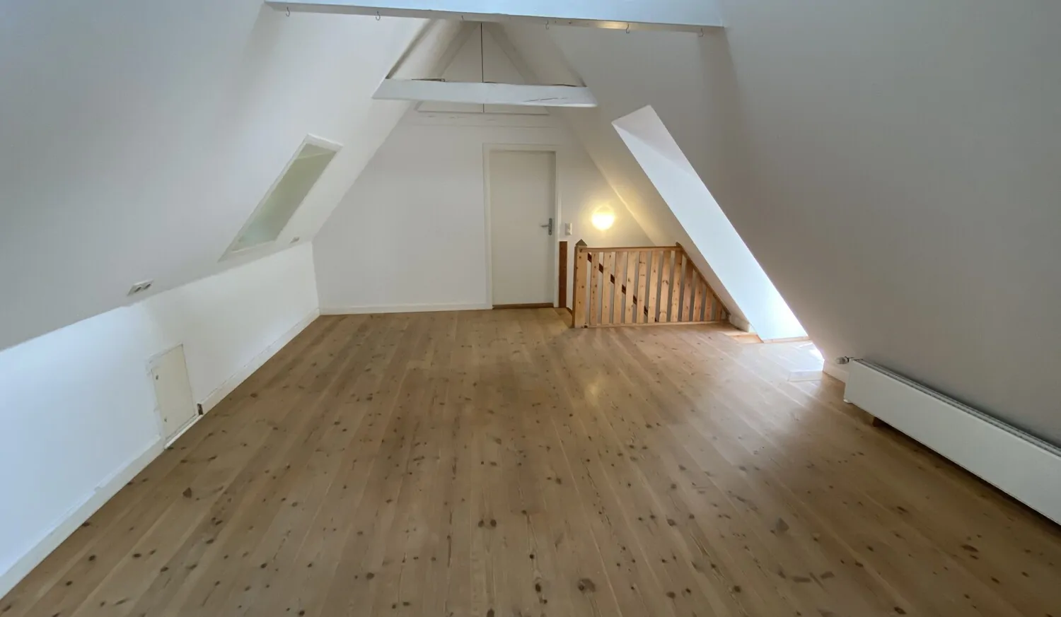 .. offen bis in den Giebel