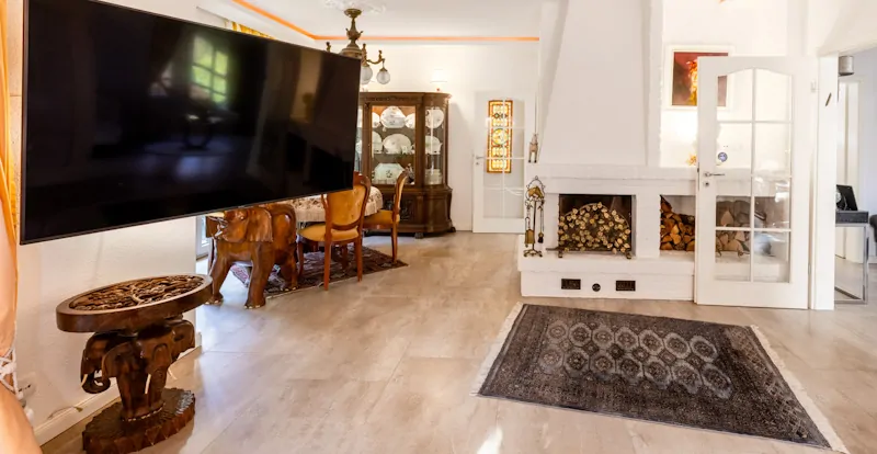 ... und offenem Kamin