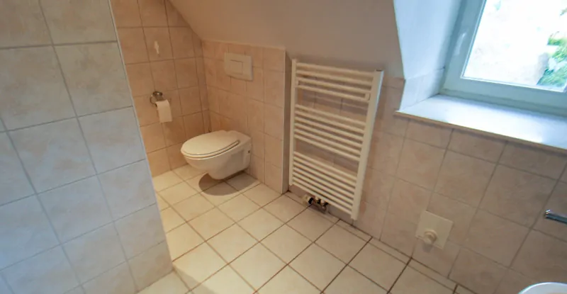 .. mit Fußbodenheizung