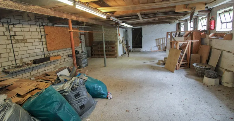 Stallgebäude 2. Teil der Ausbaureserve