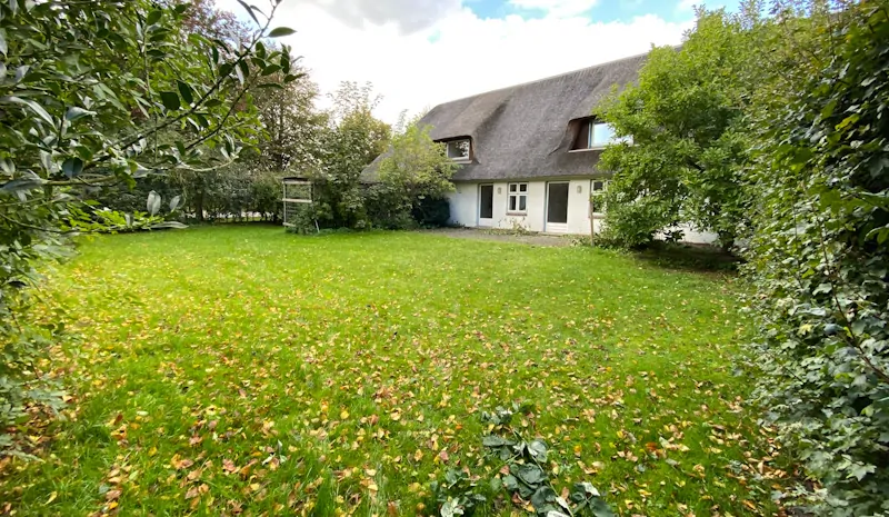 Blick auf die Rückseite der Hauptwohnung