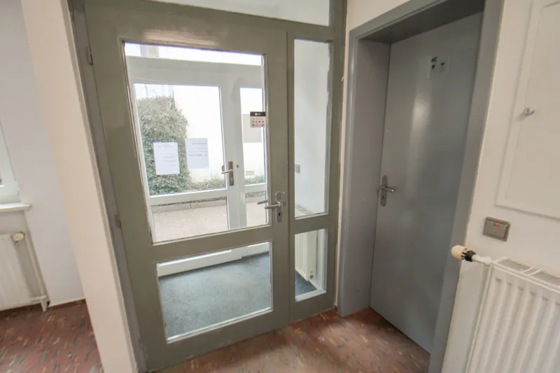 Eingangsbereich zur ehemaligen Praxis