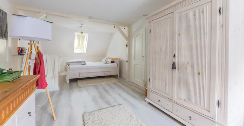 eines der Schlafzimmer