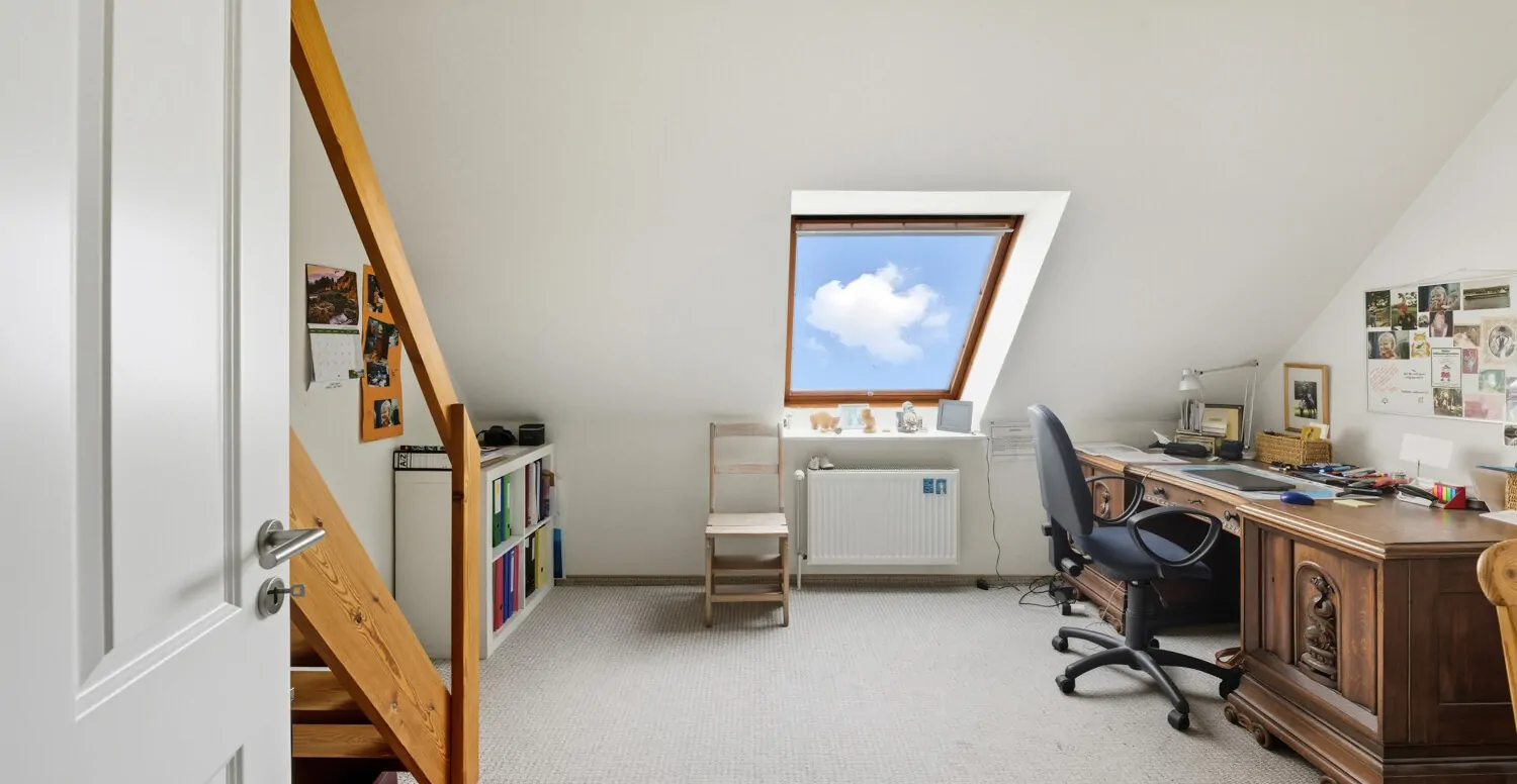 ... und zum Dachboden