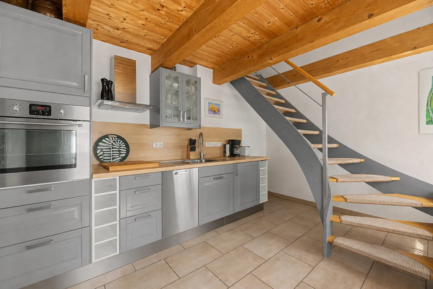 Eingangsbereich/Küche der Ferienwohnung