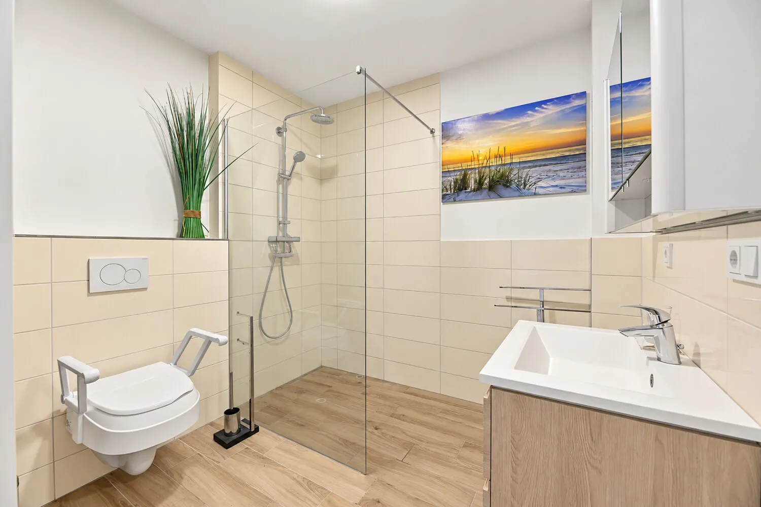 Duschbad mit Einlaufdusche