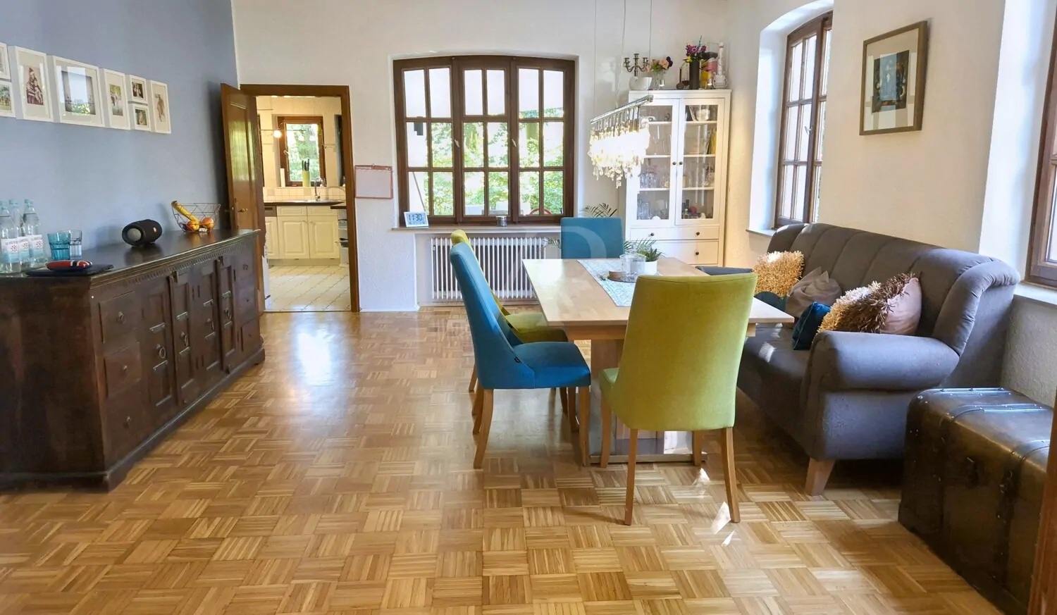 Blick vom Wohnzimmer