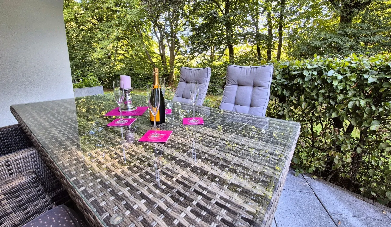 Überdacht genießen!