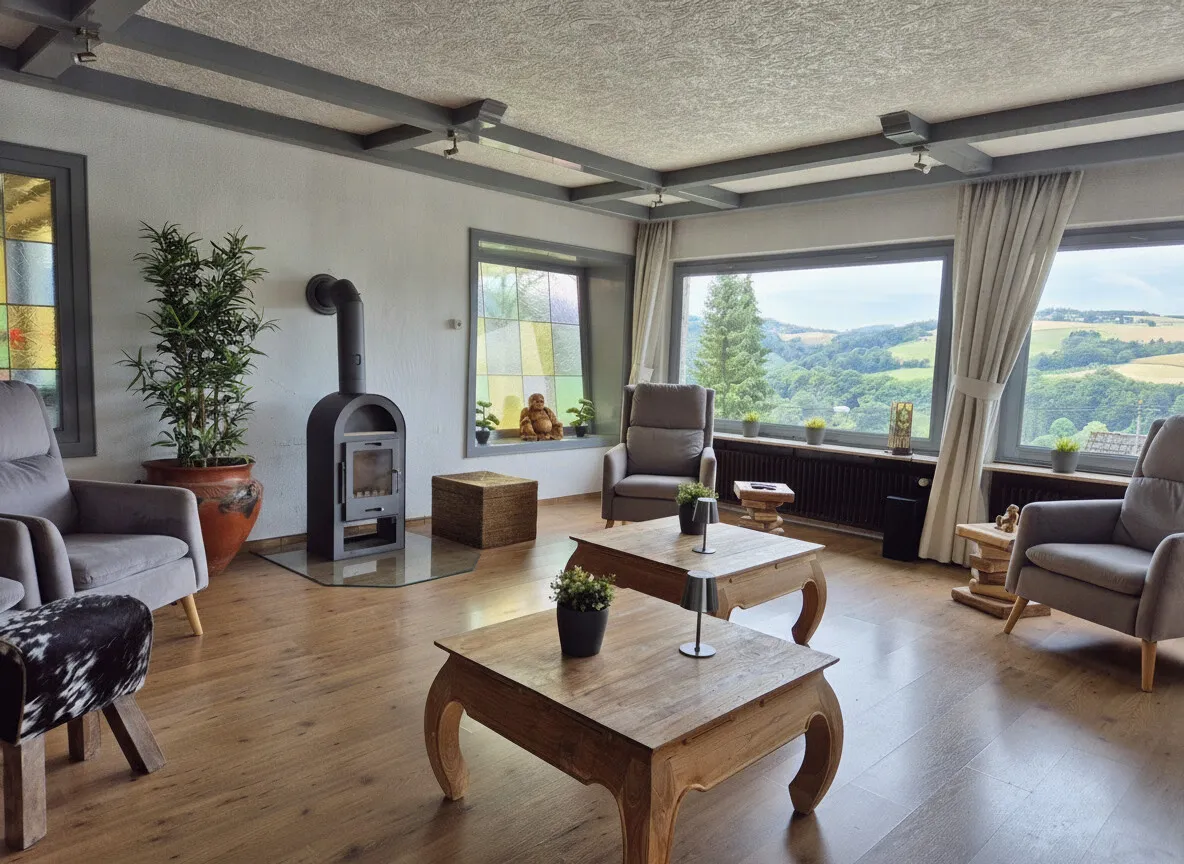 Gemütlich am Kamin
