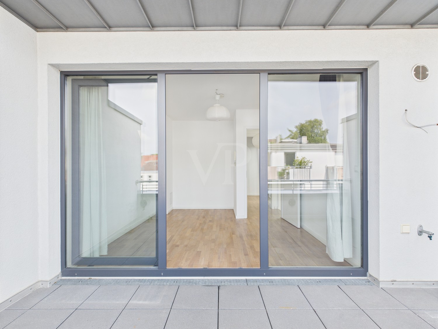 Blick in Zimmer 4