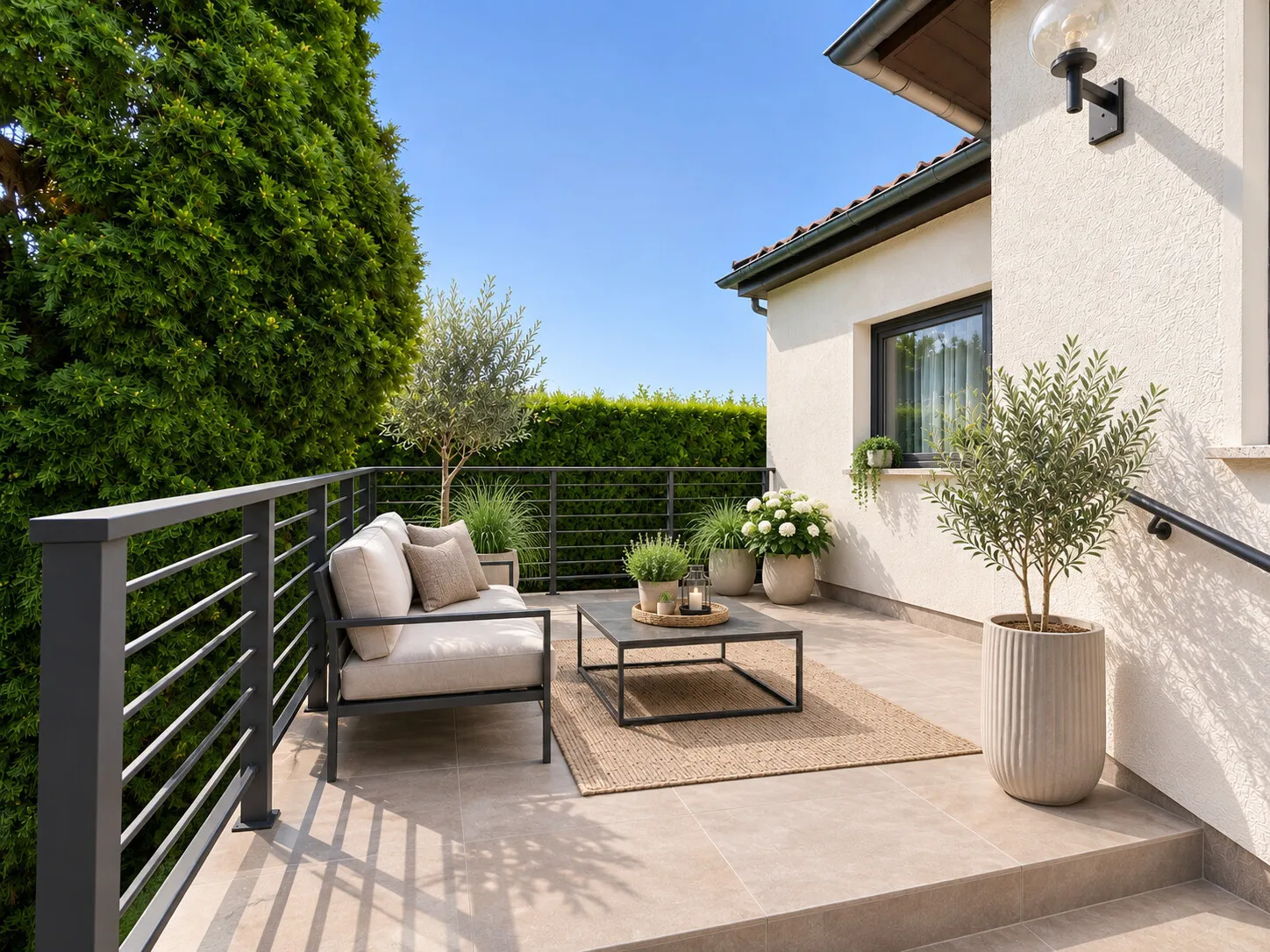Terrasse Beispiel KI generiert