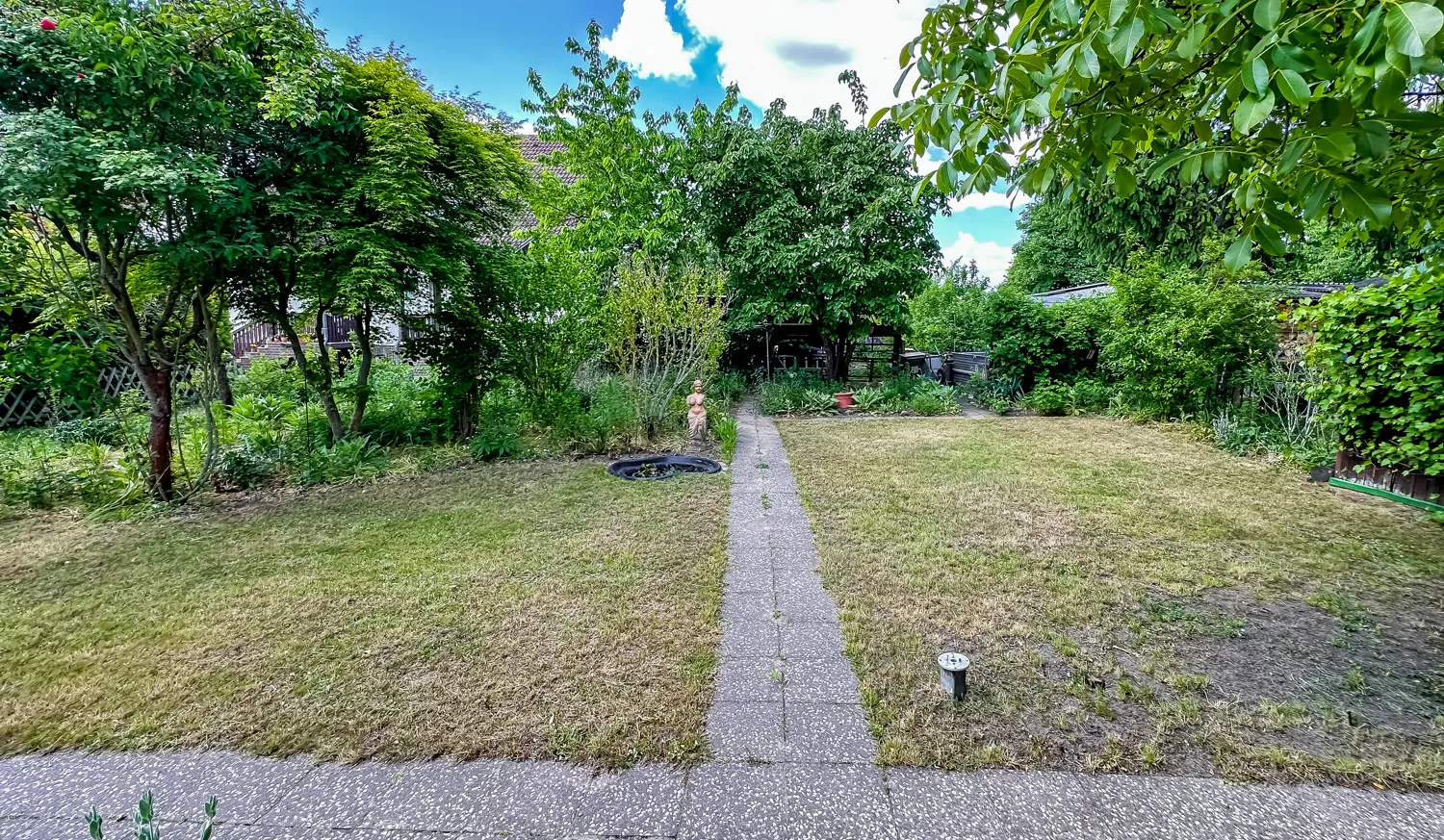 Blick vom Wintergarten