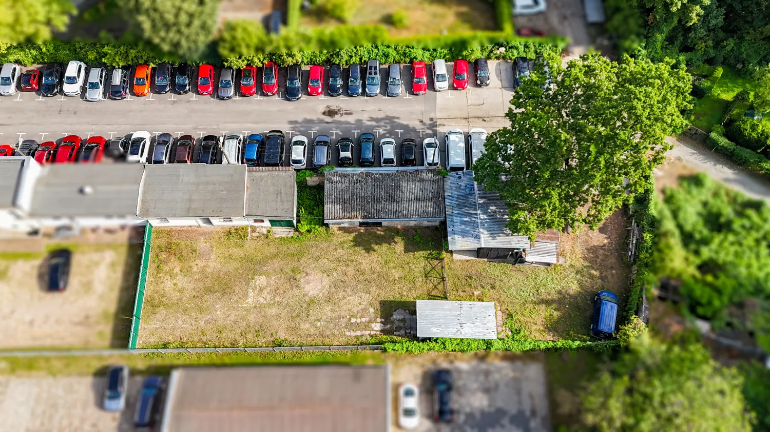 Grundstück von oben