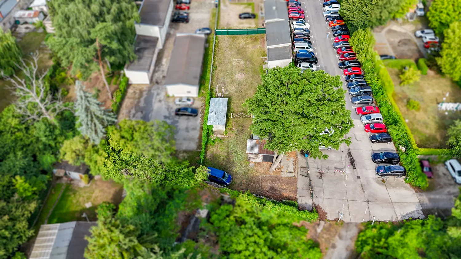 Grundstück von oben