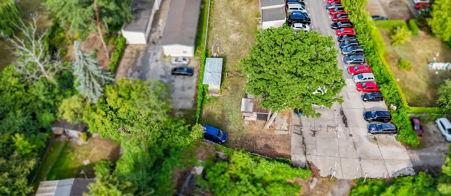 Grundstück von oben