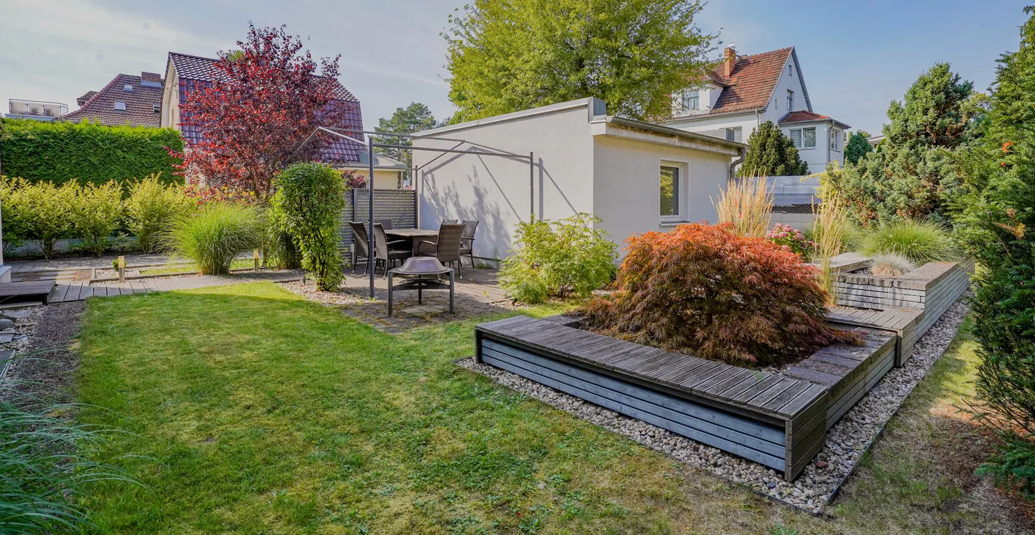 Gartenbereich vorne Wohnung 1