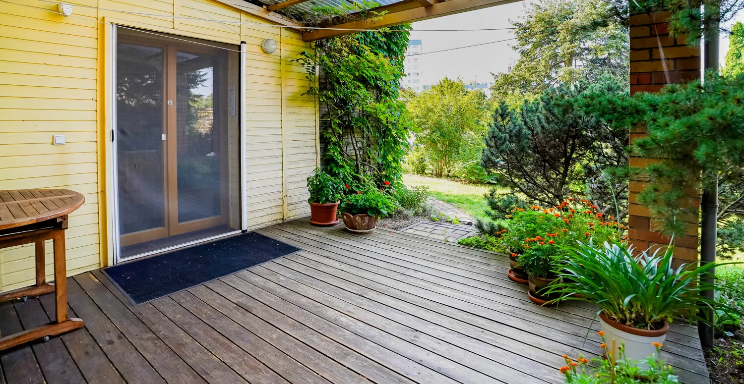 Terrasse Westrichtung