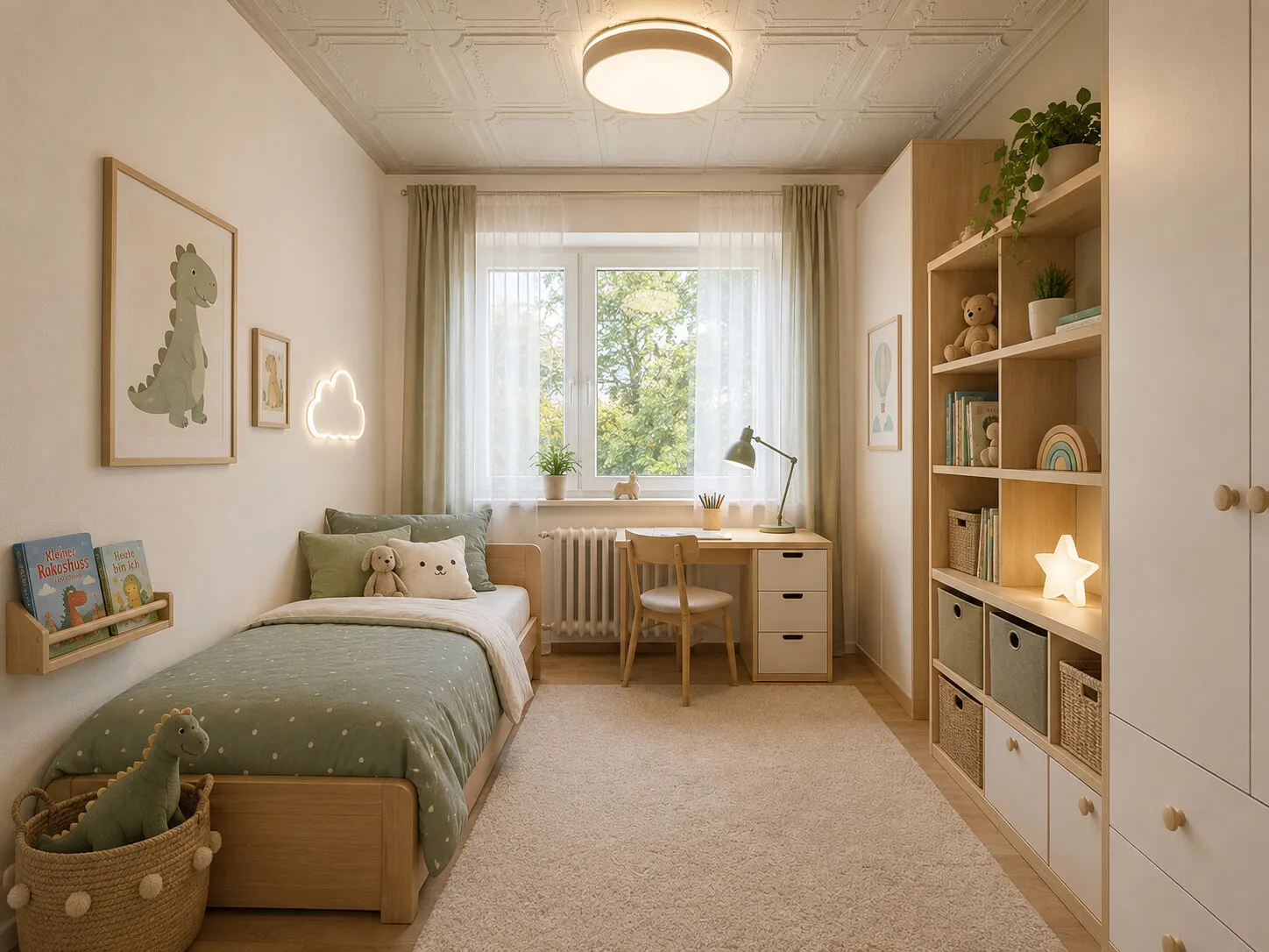 Zimmer KI Generiert Wohnbeispiel