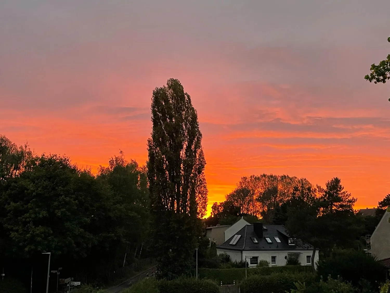 Weitblick Sonnenuntergang