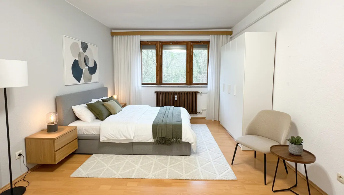 Einrichtungsmöglichkeit Schlafzimmer