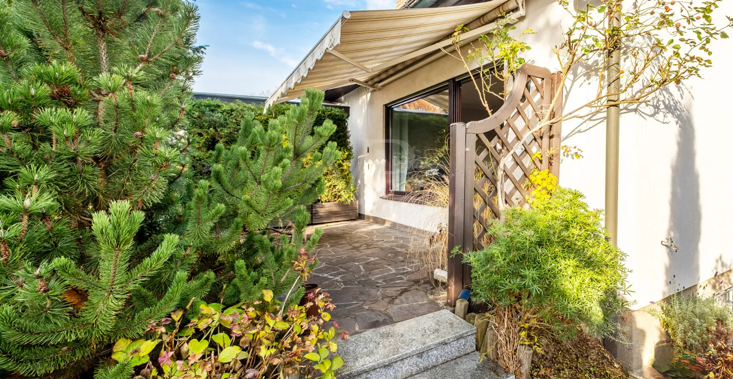 vom Garten zur Terrasse