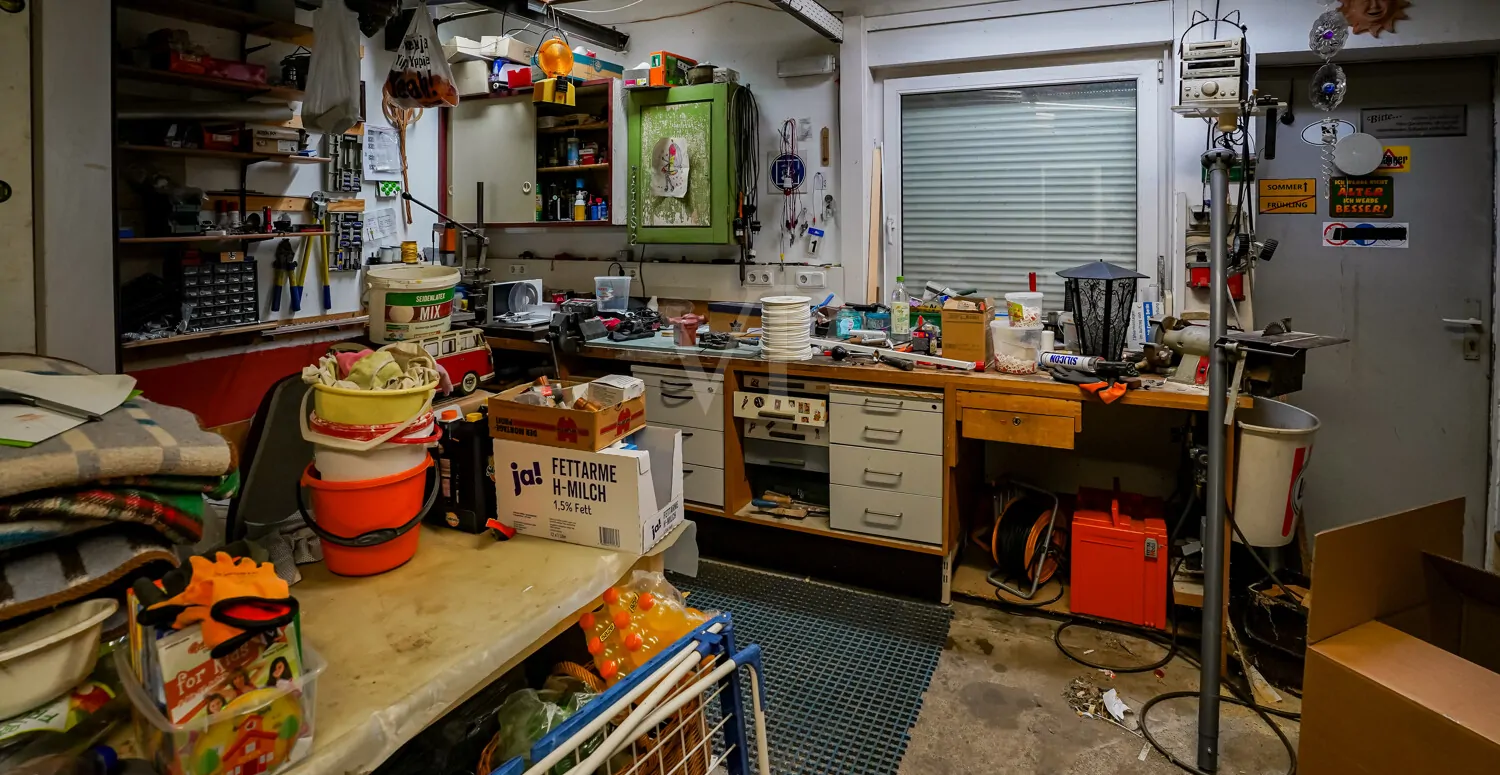 Hobbyraum an der Garage