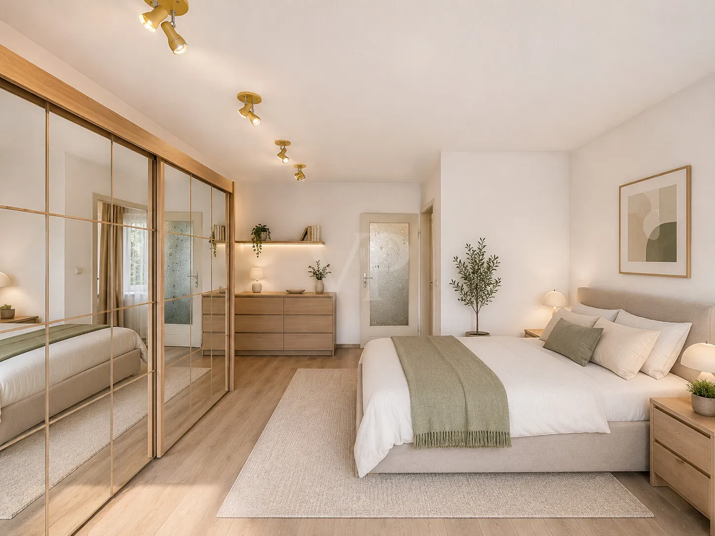 Schlafzimmer 1 KI generiert