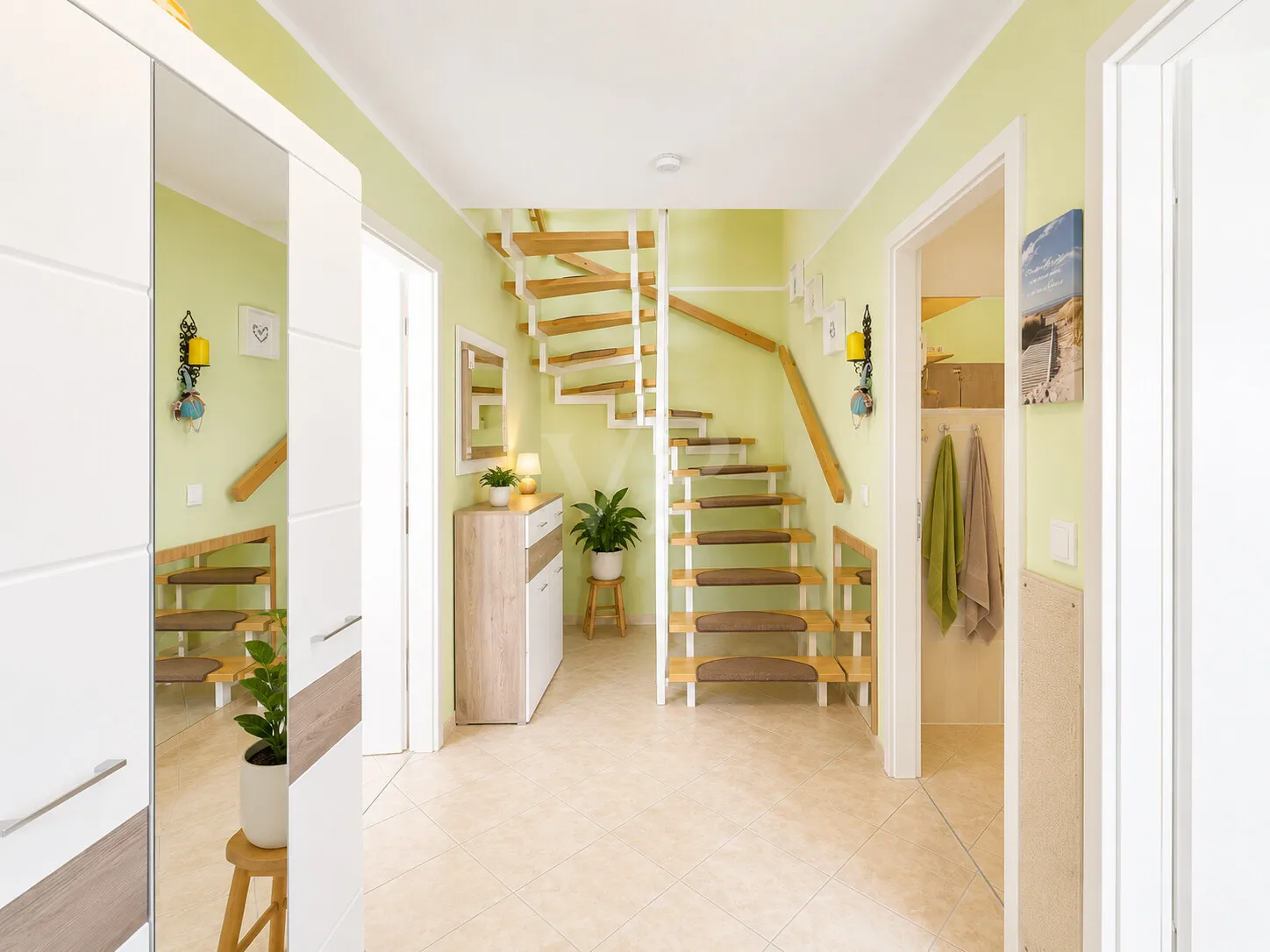 Flur zum Treppenhaus