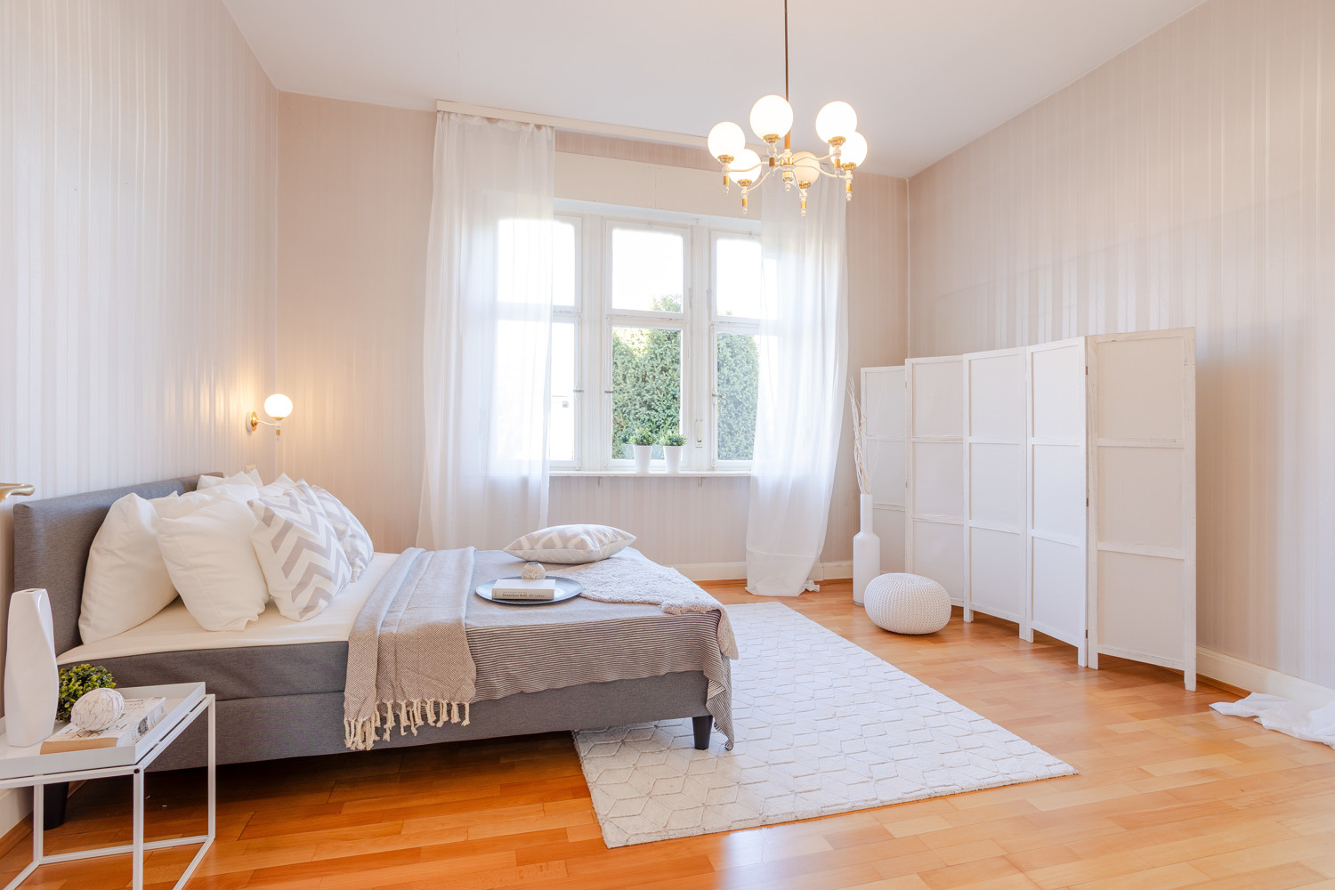 helles Schlafzimmer