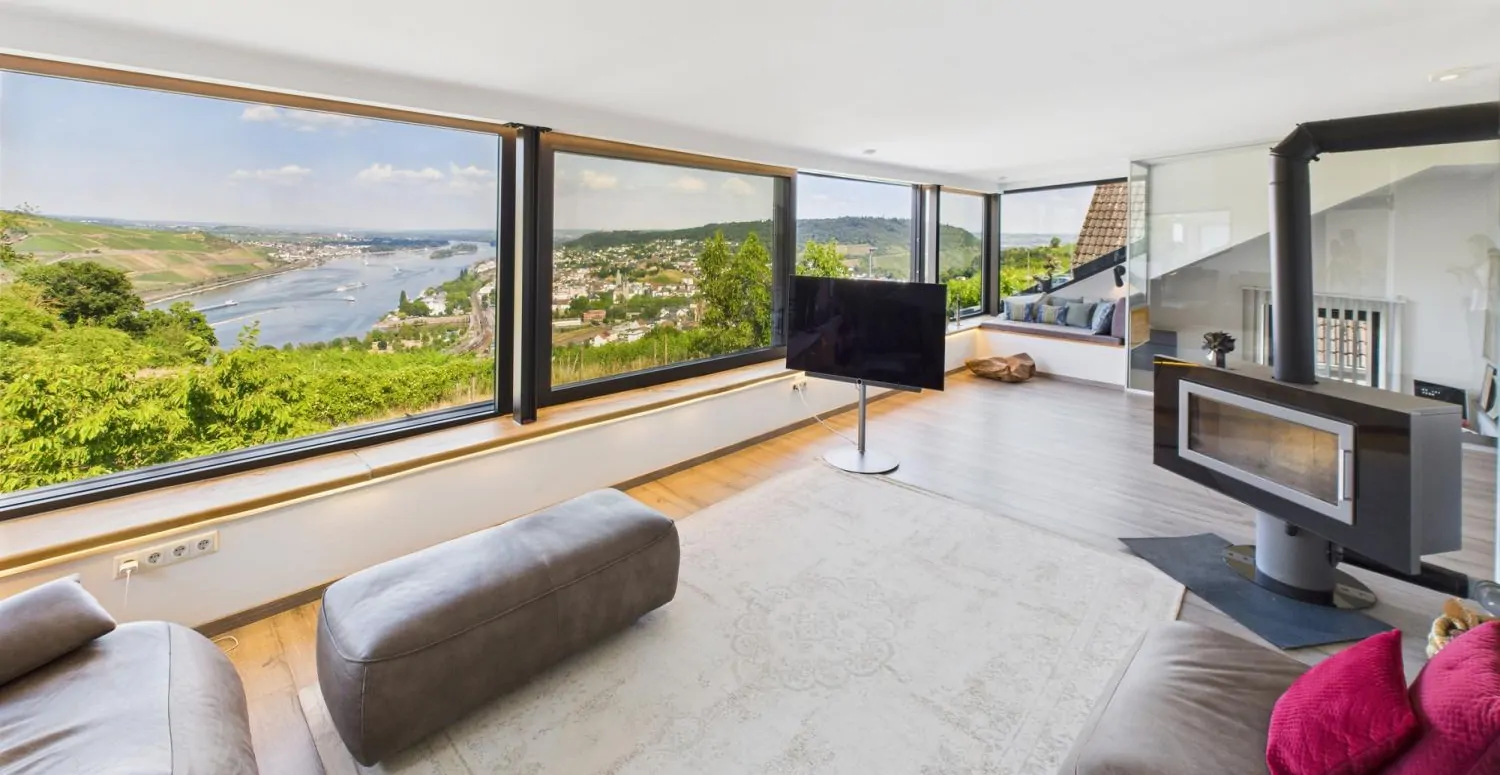 atemberaubende Fernsicht