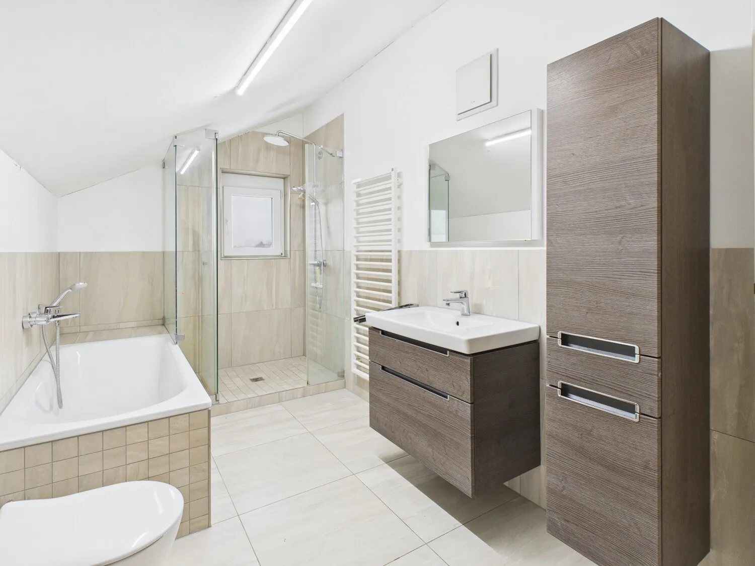 Modernes Tageslicht-Bad