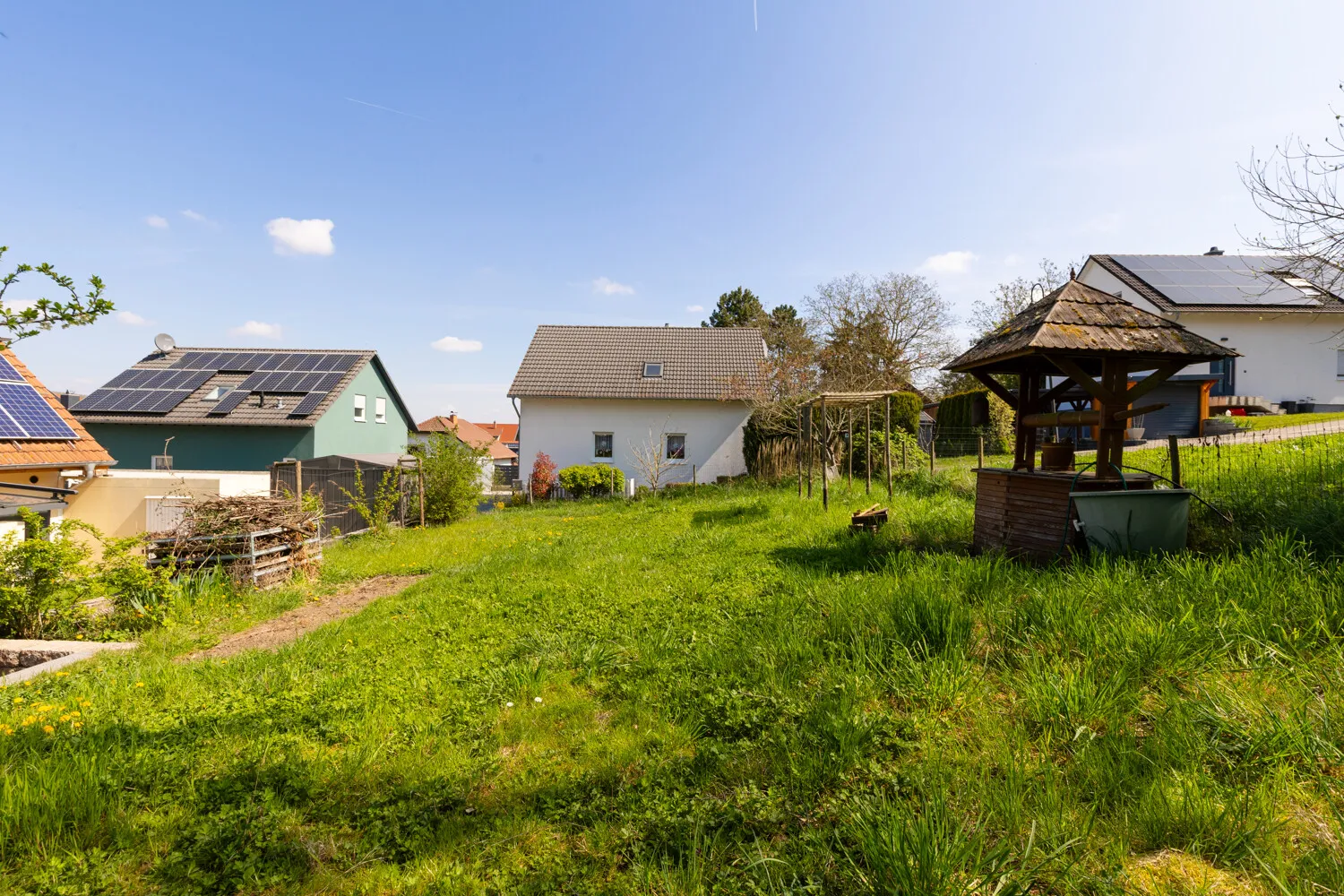 sonnenverwöhnter Garten