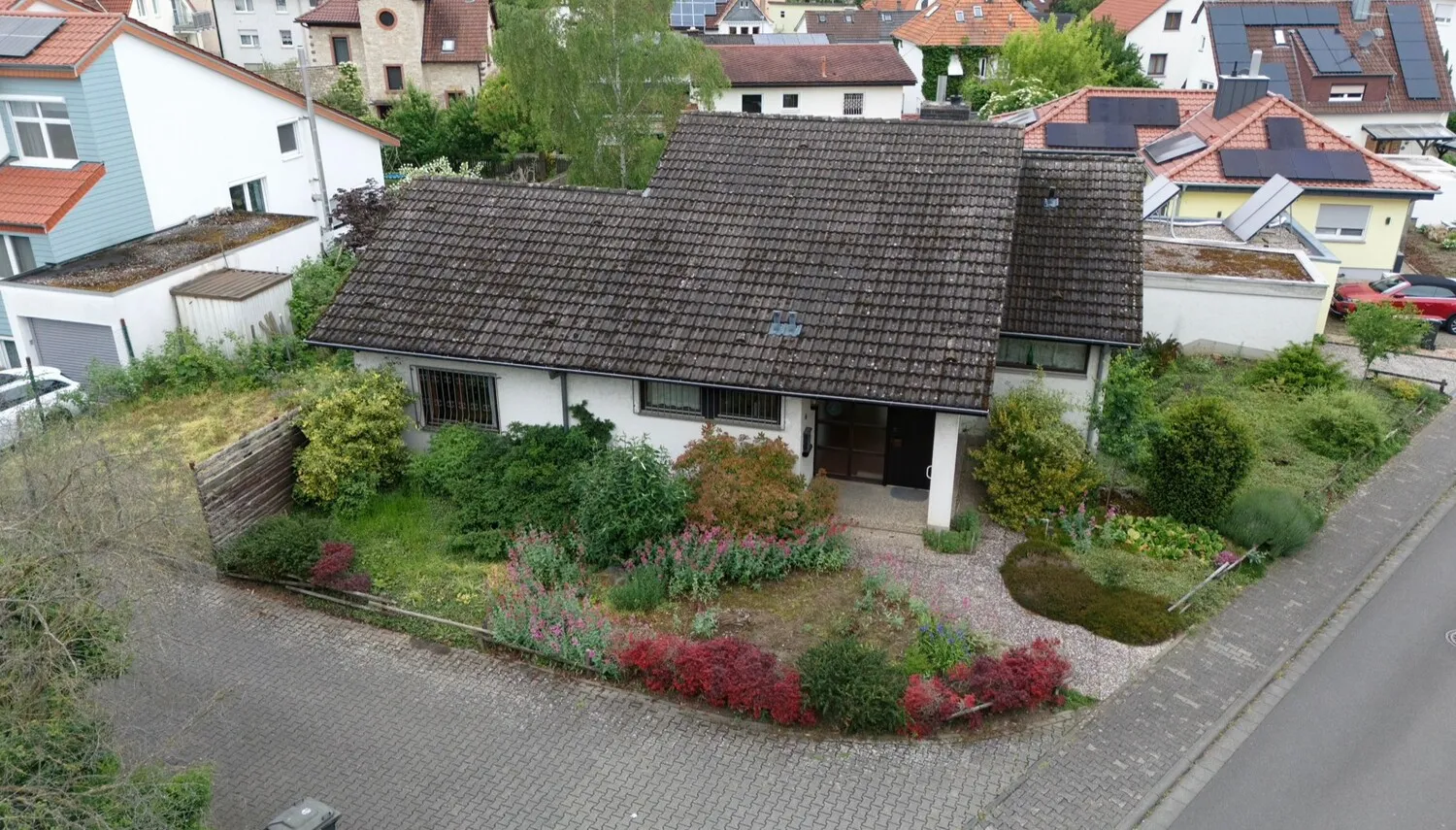 Hausansicht Drohne