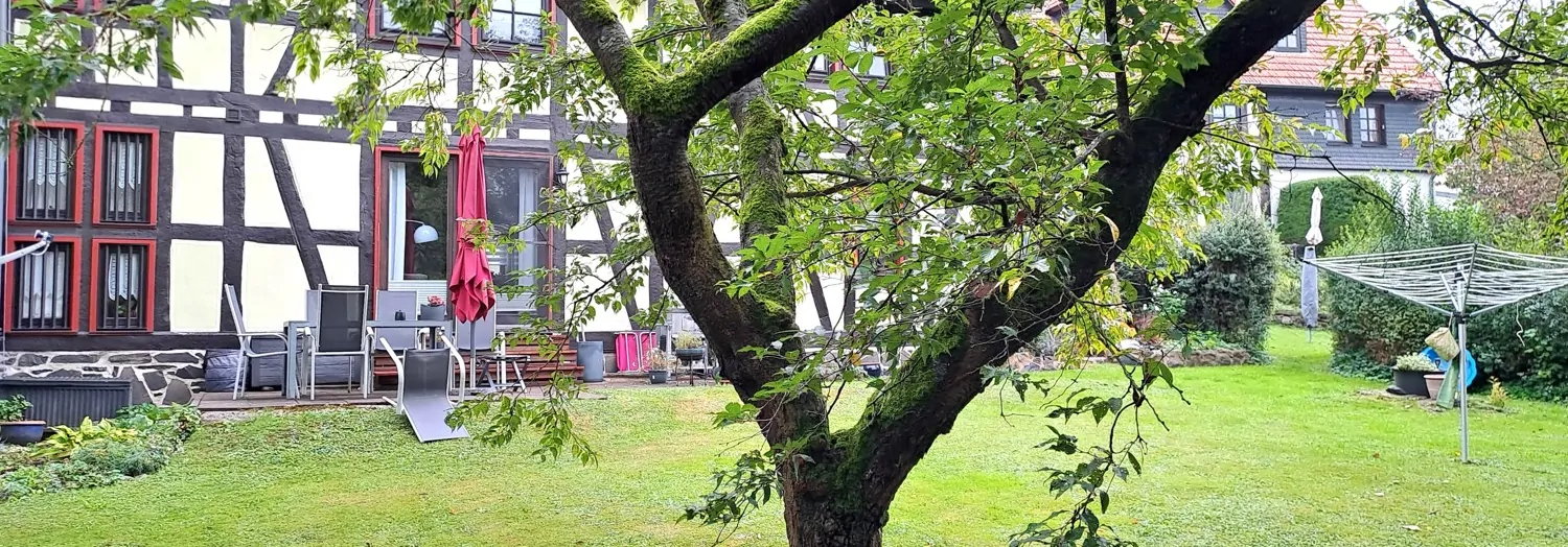 Terrasse einer Wohnung