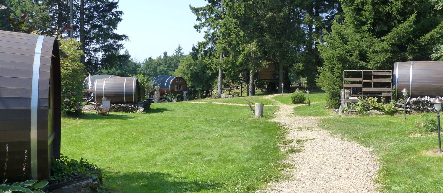 Übernachtung im Fass