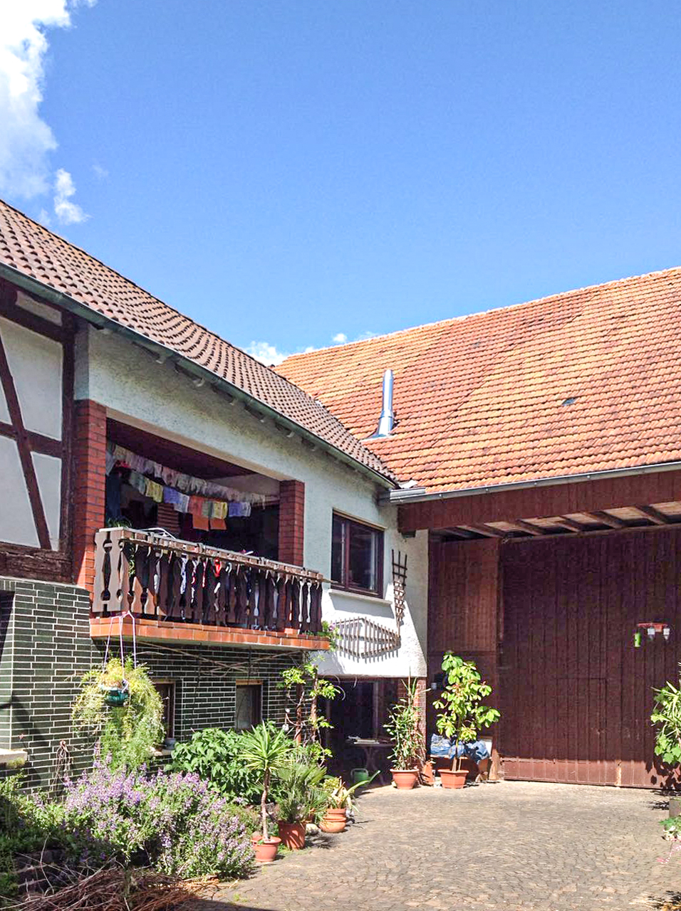 Hoffläche, Scheune