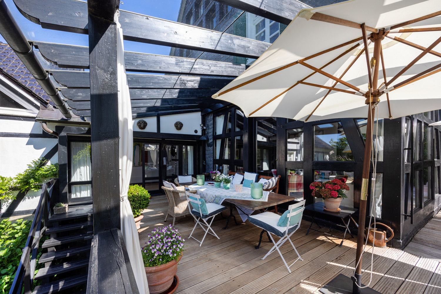 Terrasse oben