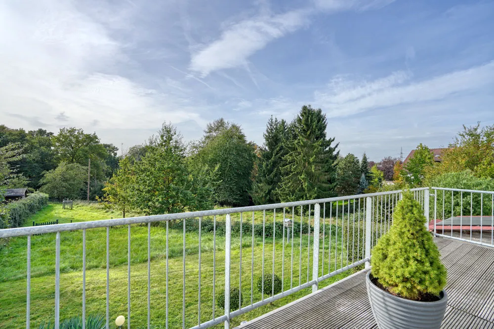 Aussicht vom Balkon