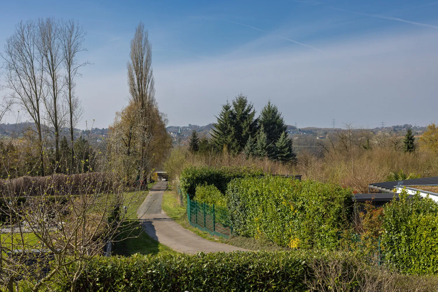 Ausblick ins Grüne