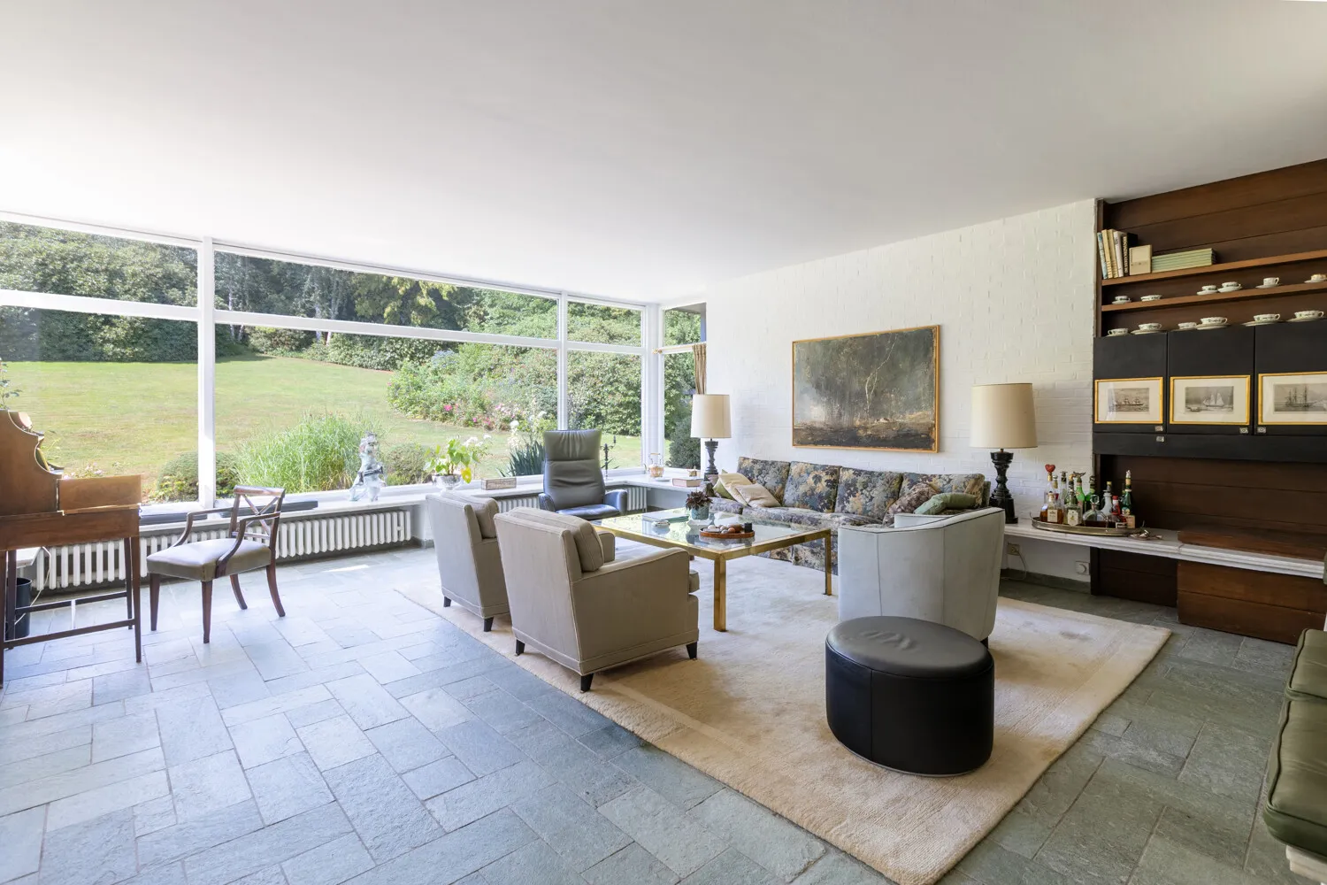 Wohnbereich mit Blick in den Garten