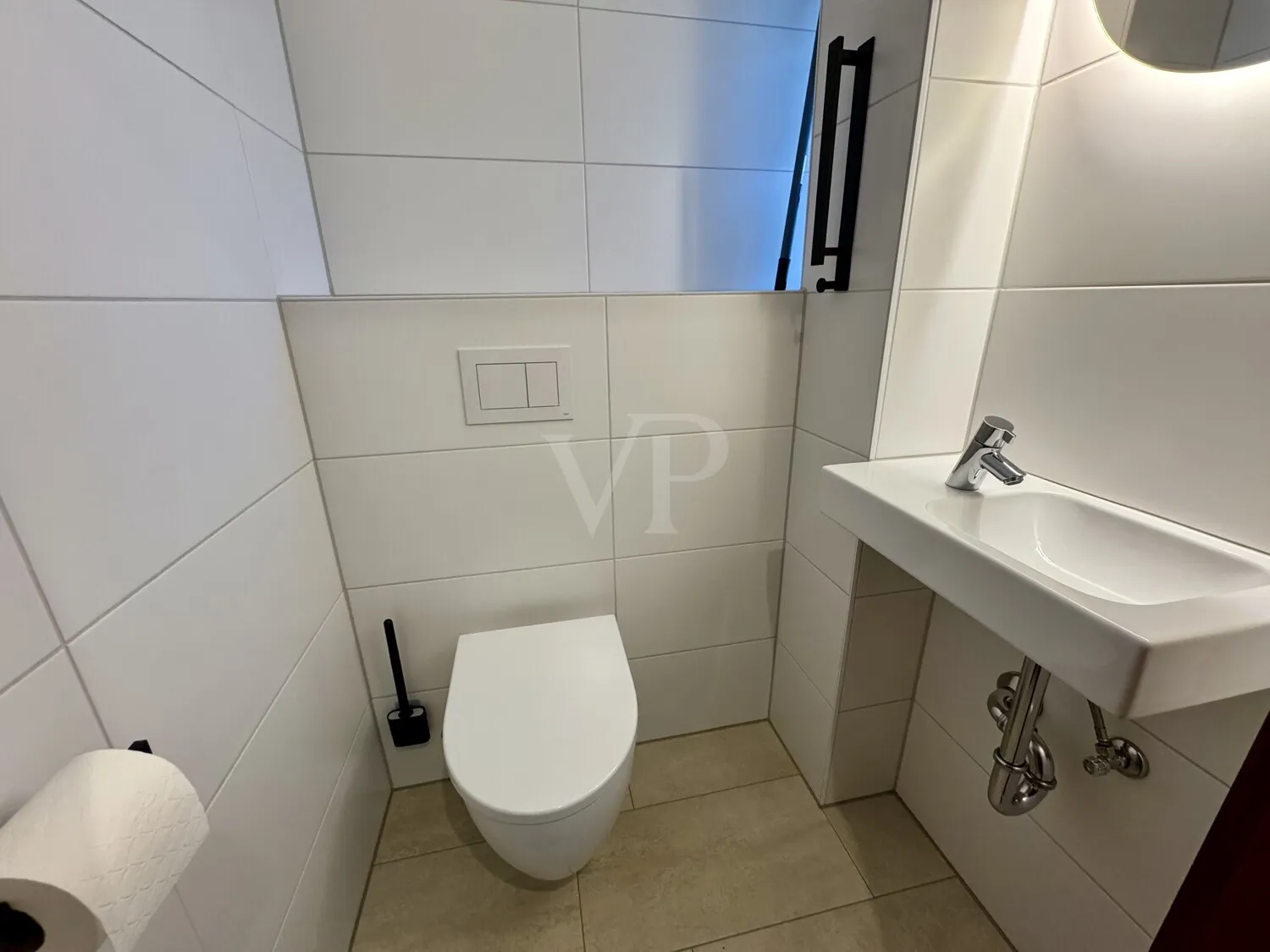 Gäste-WC mit Tageslicht