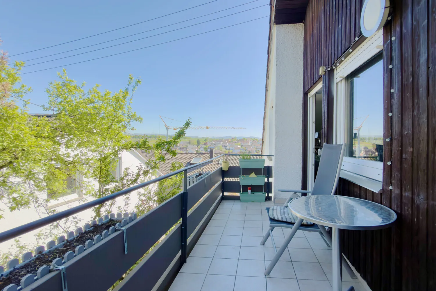 Südostbalkon Dachgeschoss