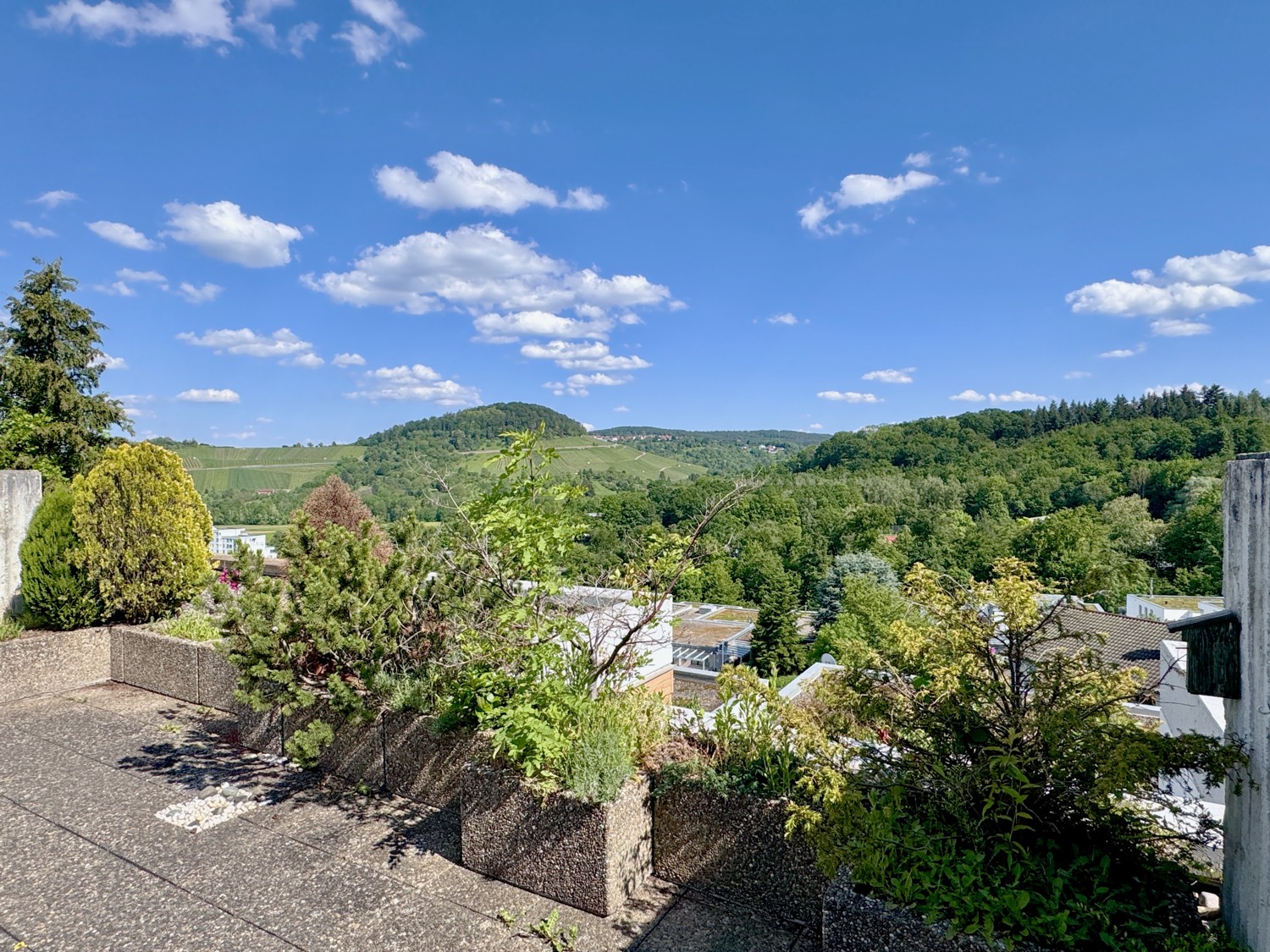 Terrasse mit herrlichem Ausbilick